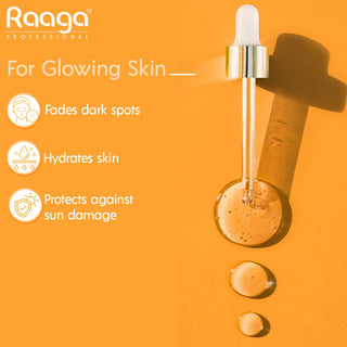 Raaga Professional Brightening Serum with Vitamin C and Niacinamide | Unlock Luminous Glow (30ml)