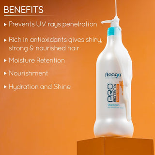 Raaga Professional Pro Botanix Repair and Nourish Shampoo with Wheat Protein | Repairs and Nourishes Dry and Damaged Hair | Suitable For Men & Women