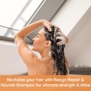 Raaga Professional Pro Botanix Repair and Nourish Shampoo with Wheat Protein | Repairs and Nourishes Dry and Damaged Hair | Suitable For Men & Women