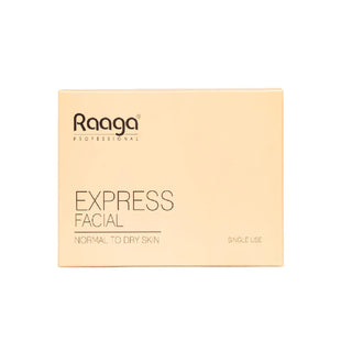 Raaga Professional Express Facial Kit (6 Step Process) Rejuvenates and Revitalises Skin, Improves Skin Texture | Normal To Dry Skin-35 g