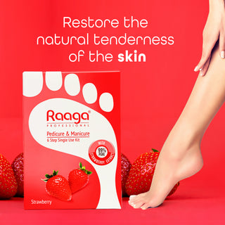 Raaga professional pedicure restores the skin