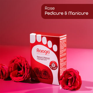 Raaga Manicure Pedicure Kit rose