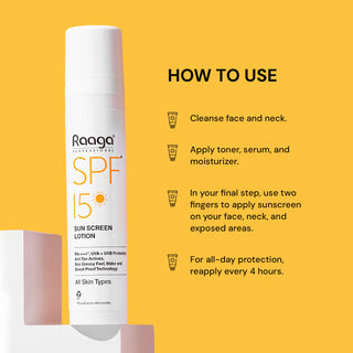 How to use Raaga Sunscreen